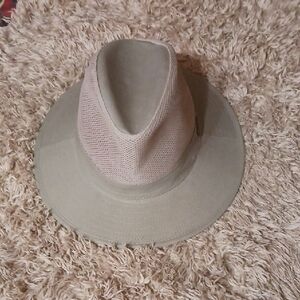 RedHead Tan Fedora Hat Classic Wide Brim